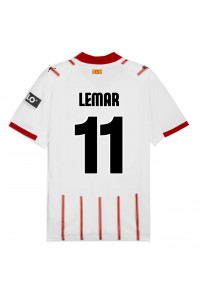 Girona Thomas Lemar #11 Voetbaltruitje Thuis tenue 2025-26 Korte Mouw